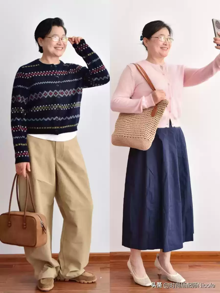 130斤微胖阿姨穿搭逆袭：真实气质穿搭全指南