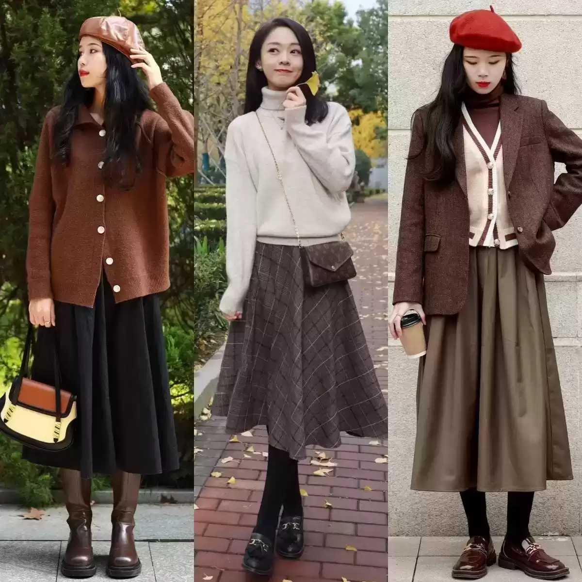 小个子穿衣搭配网 这才是“小个子”该学的穿法：裙长过膝，裤长露踝，时髦又显腿长