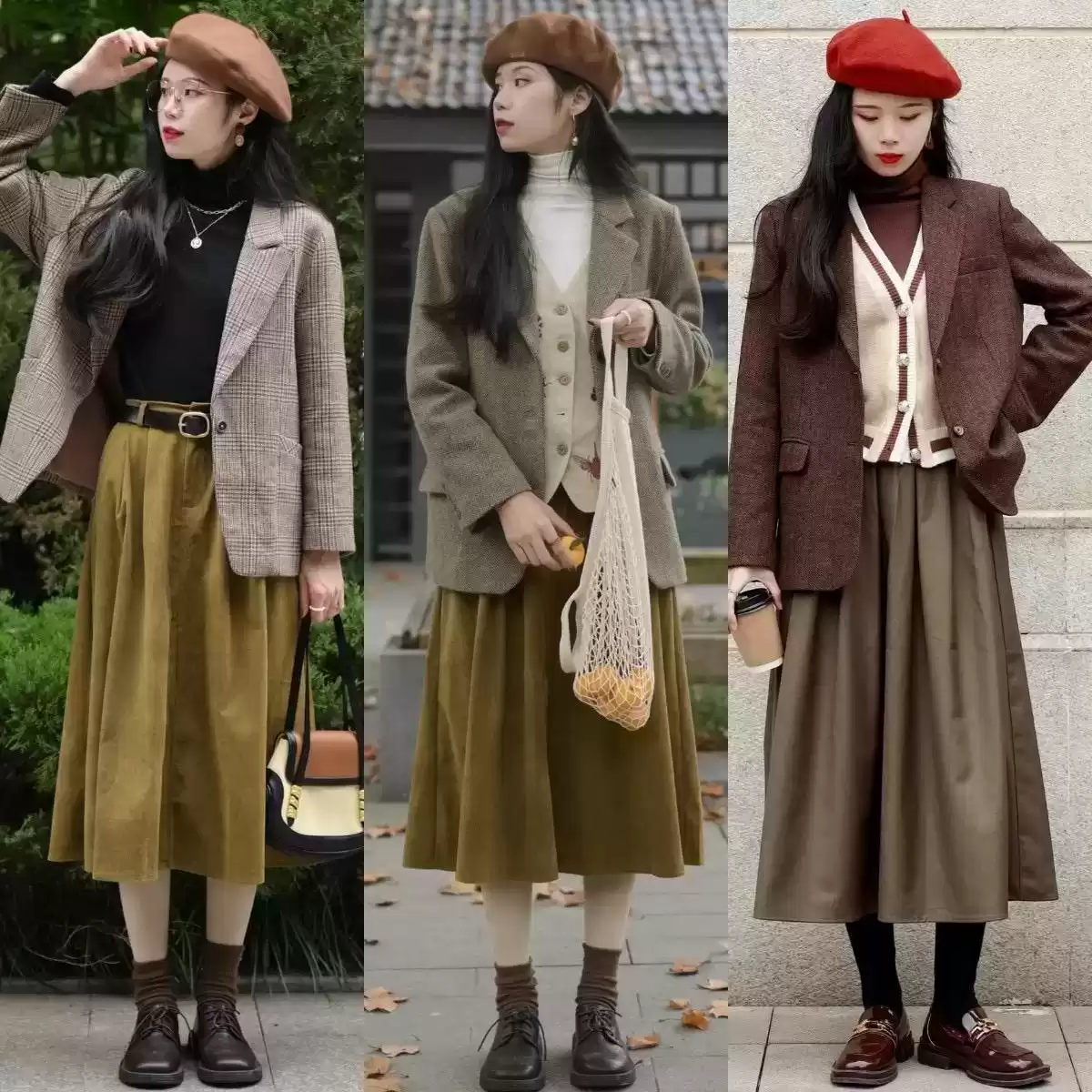 小个子穿衣搭配网 这才是“小个子”该学的穿法：裙长过膝，裤长露踝，时髦又显腿长