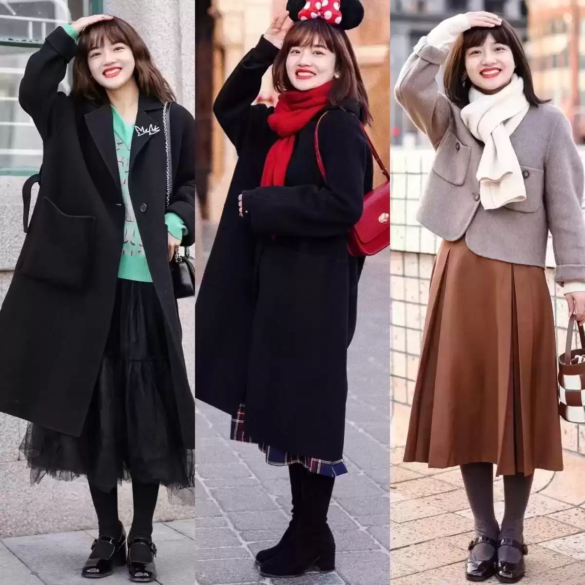 小个子穿衣搭配网 这才是“小个子”该学的穿法：裙长过膝，裤长露踝，时髦又显腿长