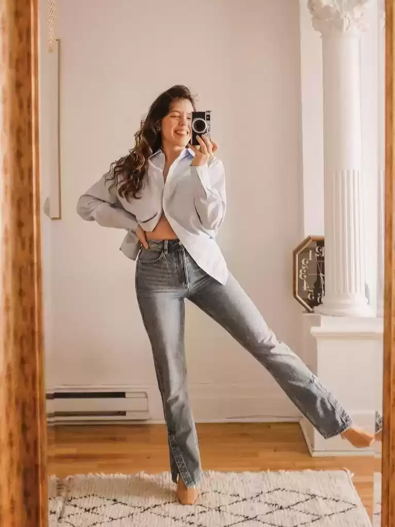 偏瘦女生穿衣搭配图 微胖女人穿衣宽松点好还是修身点好？知道这2个关键方能优雅大方