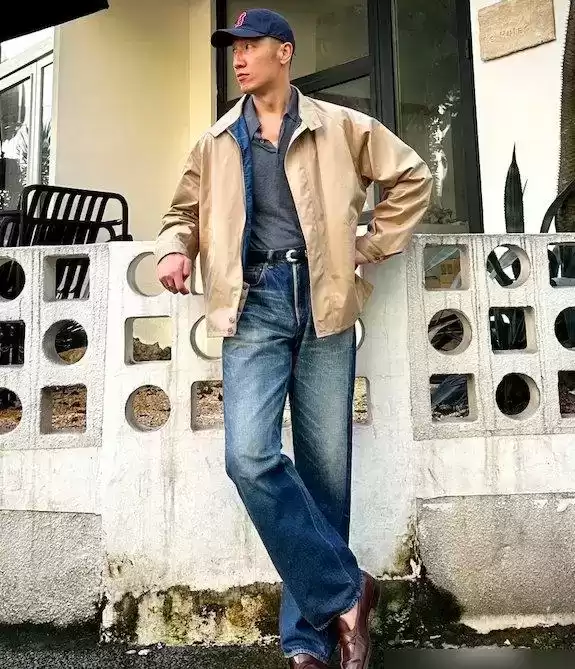 瘦男生穿衣搭配指南：今年最圈粉的夹克牛仔裤风格