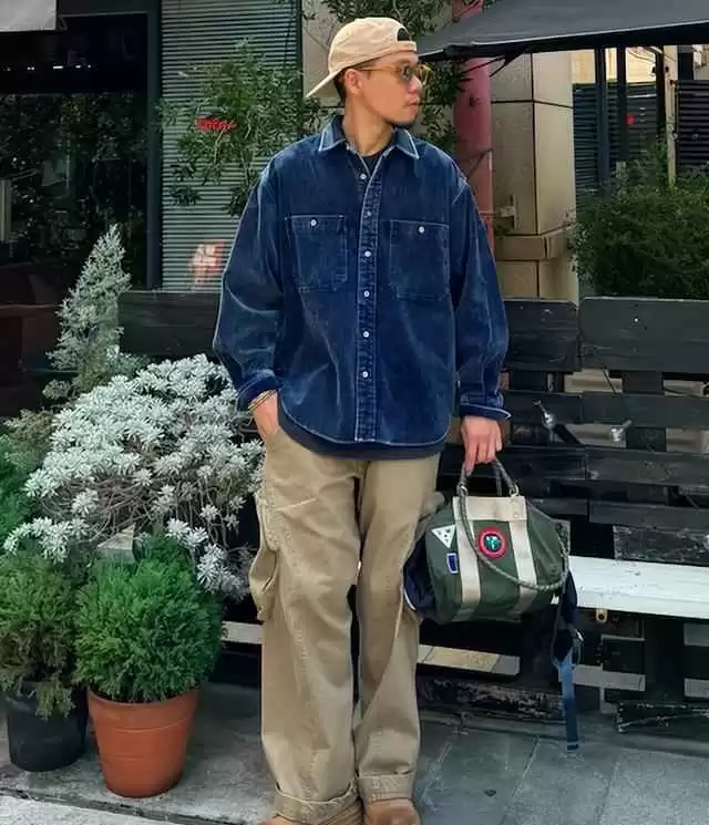 偏瘦男生穿搭攻略:卫衣毛衣失宠?今年工装夹克才是真香选择