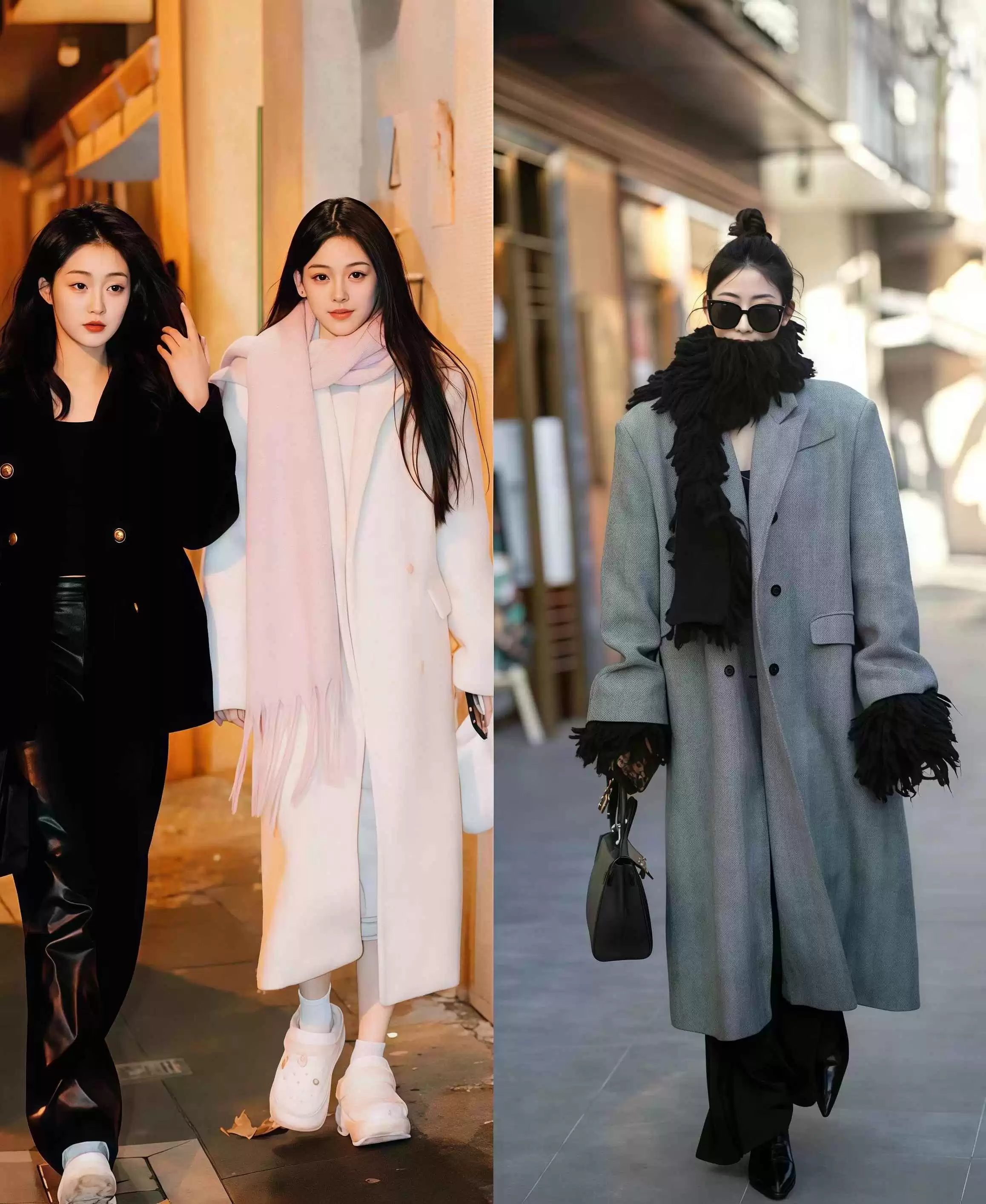 杭州女生大衣穿搭街拍全攻略:又美又飒,冬日造型超吸睛