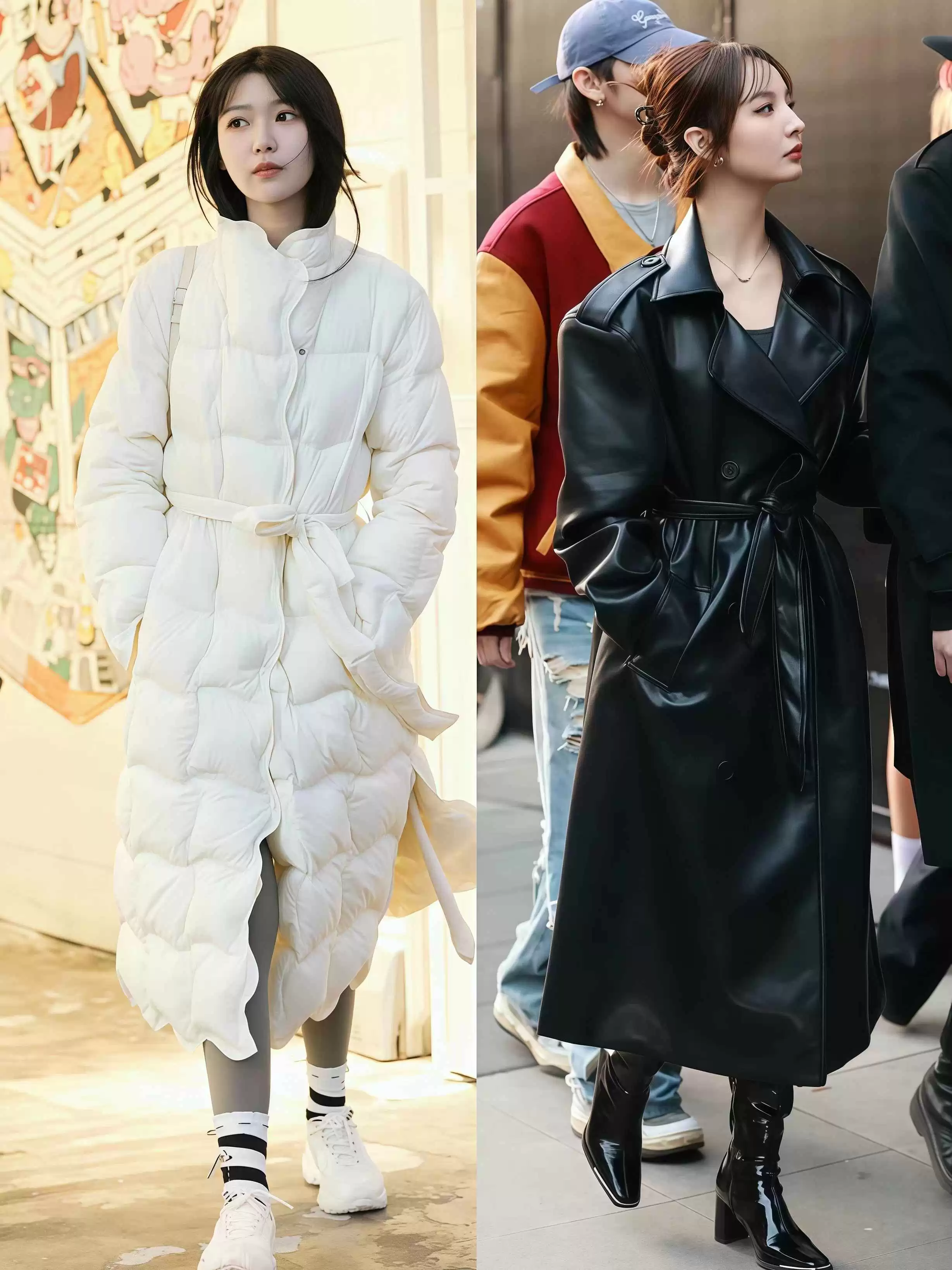 杭州女生大衣穿搭街拍全攻略:又美又飒,冬日造型超吸睛