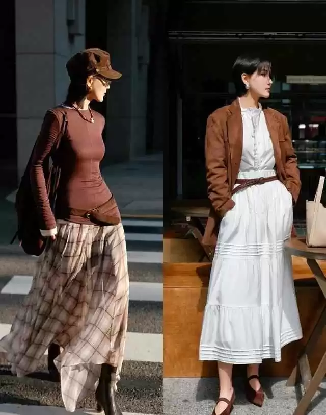 摇滚风搭配穿衣:棕色系穿搭绝了,复古酷飒格调全hold住