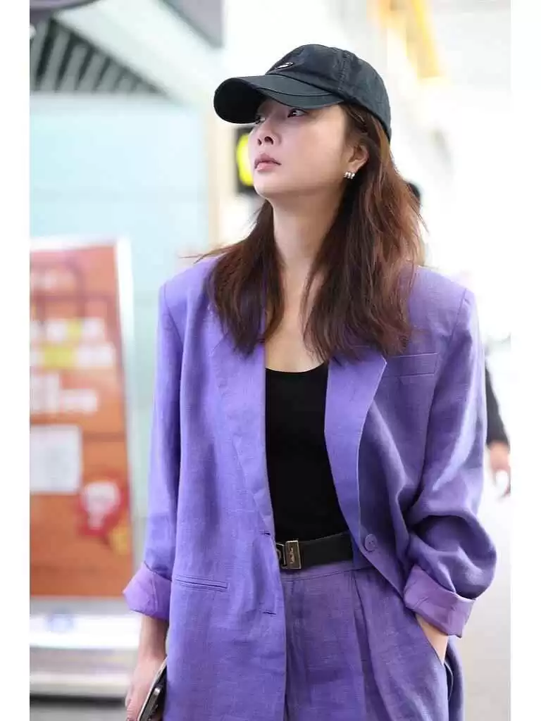 殷桃西装穿搭教科书:3种高级搭配术,轻松摆脱奶奶裤乐福鞋