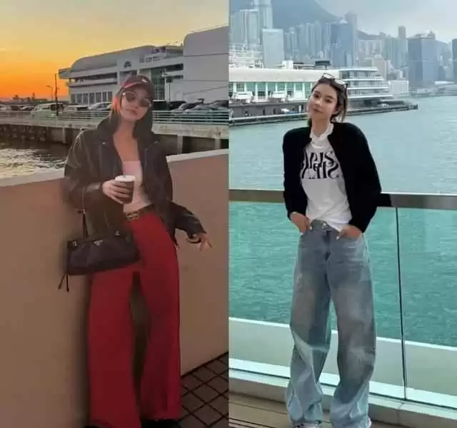 香港街拍潮流揭秘:阔腿裤与平底鞋的简约高级穿搭术