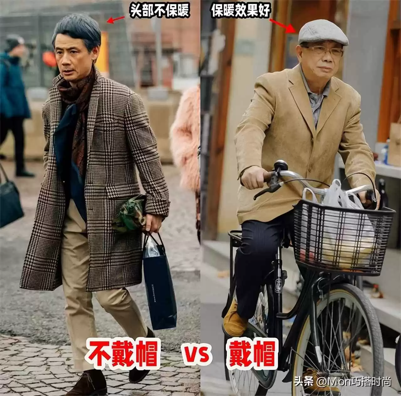 男士贝雷帽搭配指南:中年男人戴帽子的“3戴3不戴”法则,绅士减龄显品味