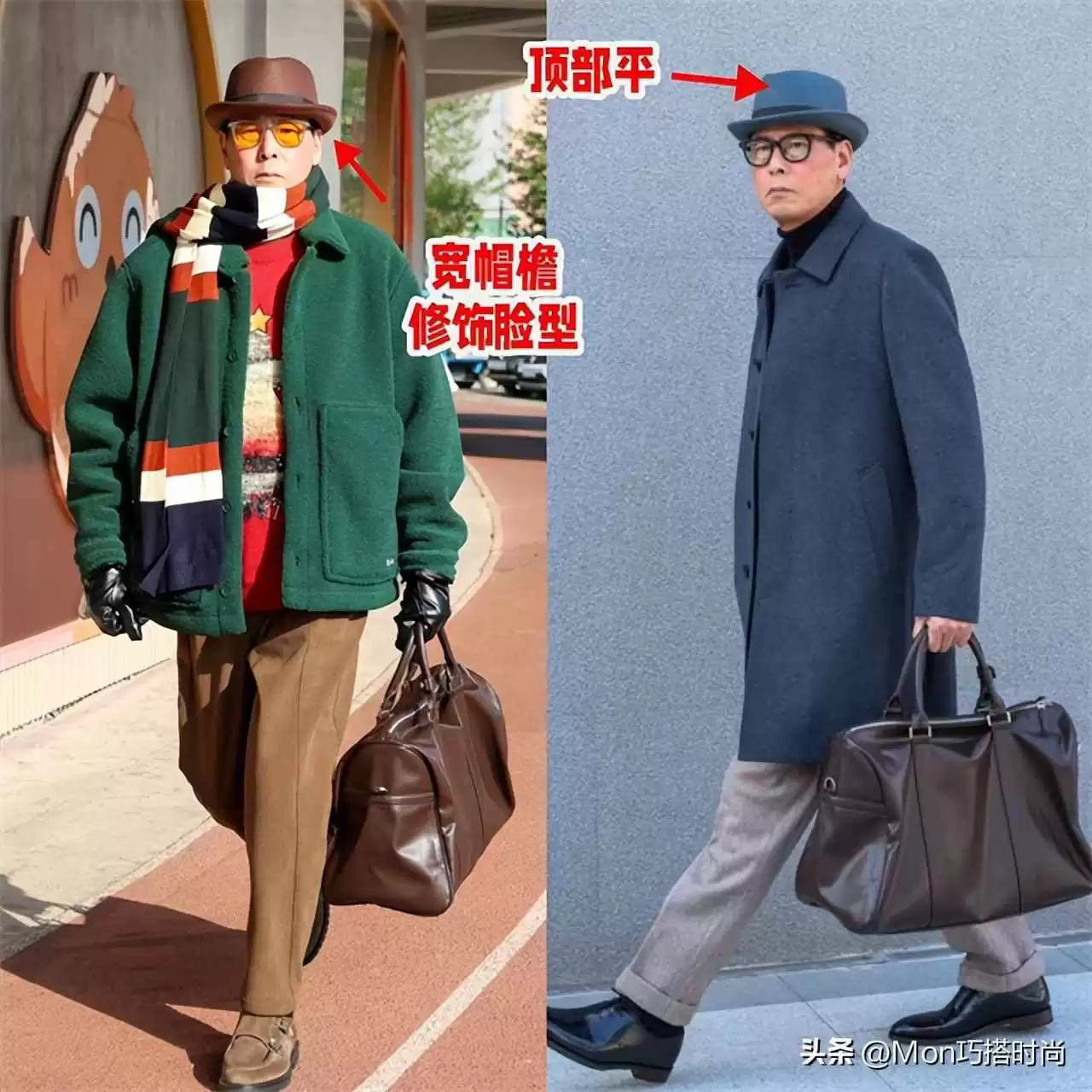 男士贝雷帽搭配指南:中年男人戴帽子的“3戴3不戴”法则,绅士减龄显品味