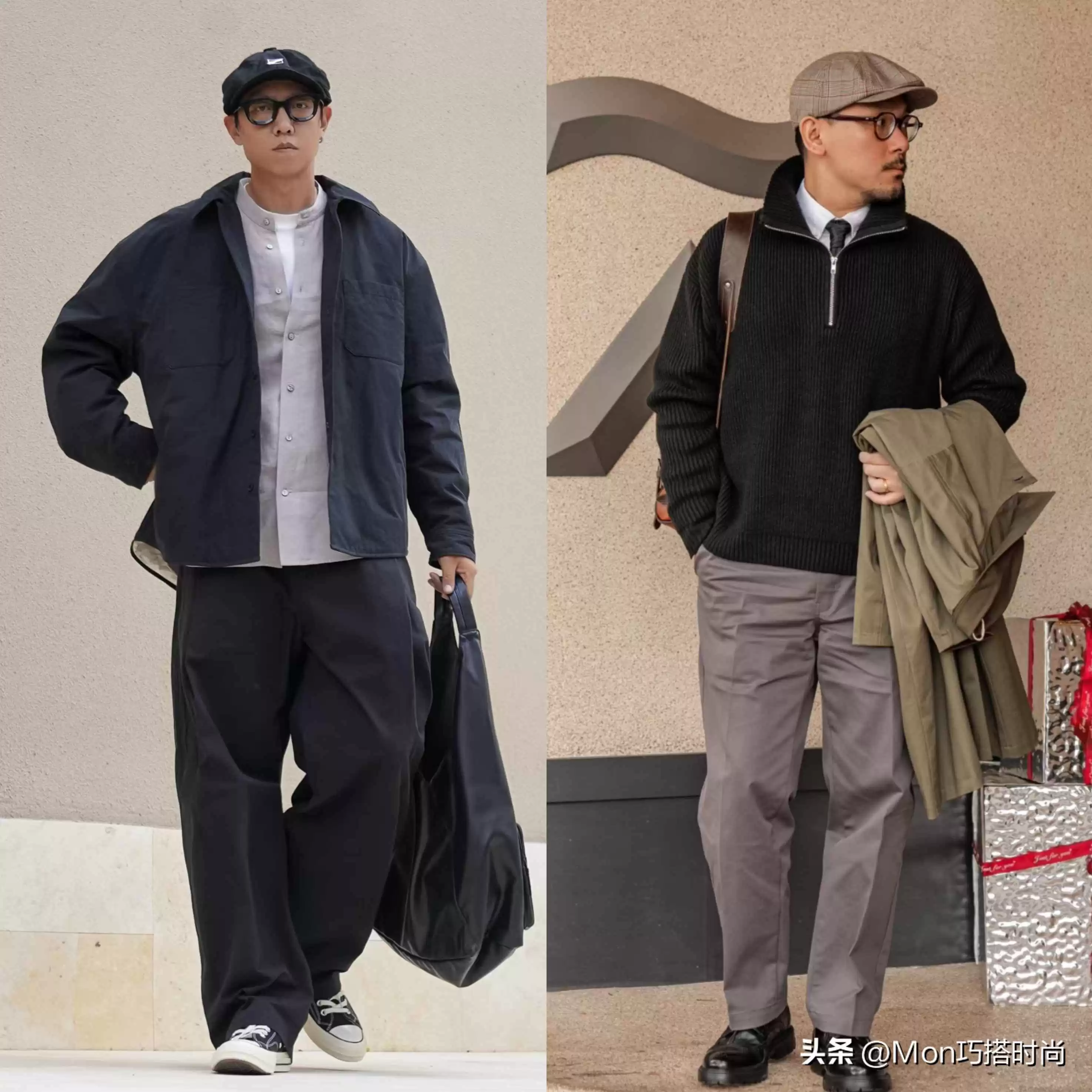 男士贝雷帽搭配指南:中年男人戴帽子的“3戴3不戴”法则,绅士减龄显品味