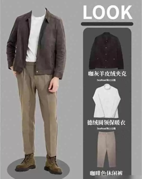 1米6男士秋冬季穿搭指南：160-180cm男生简约风8套高级感搭配方案