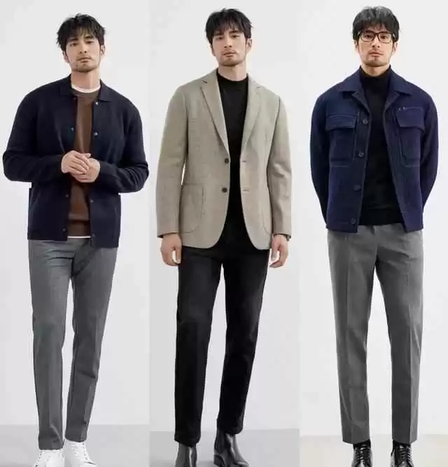 现在男士穿衣搭配 35+男士日常穿搭不用愁,这几种颜色搭配照着穿就够好看了!