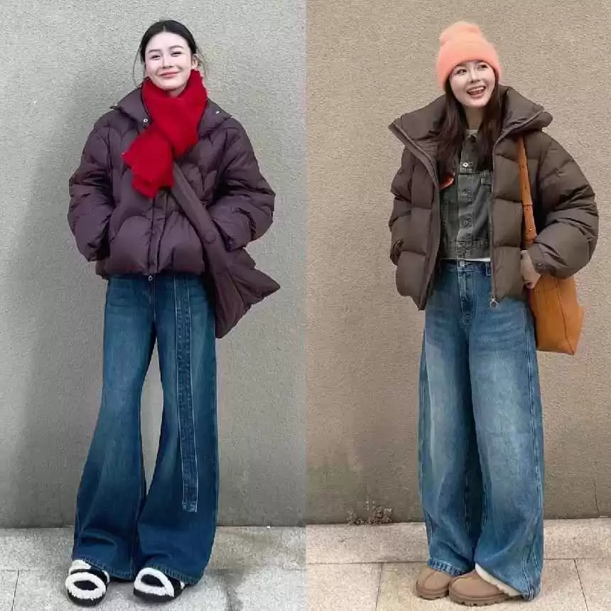 2023冬季40+女性穿搭新风尚:羽绒服+阔腿裤、大衣+卫衣,优雅又实用