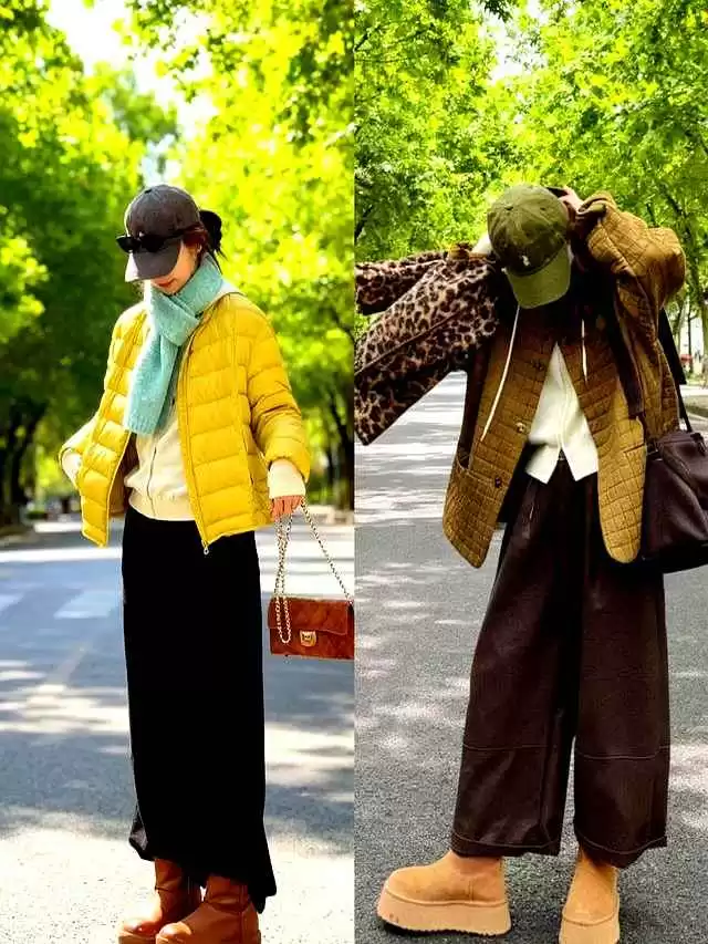 春秋季穿衣搭配指南:秋冬慵懒风穿搭,亮色+大地色CP打造通勤活力高级感