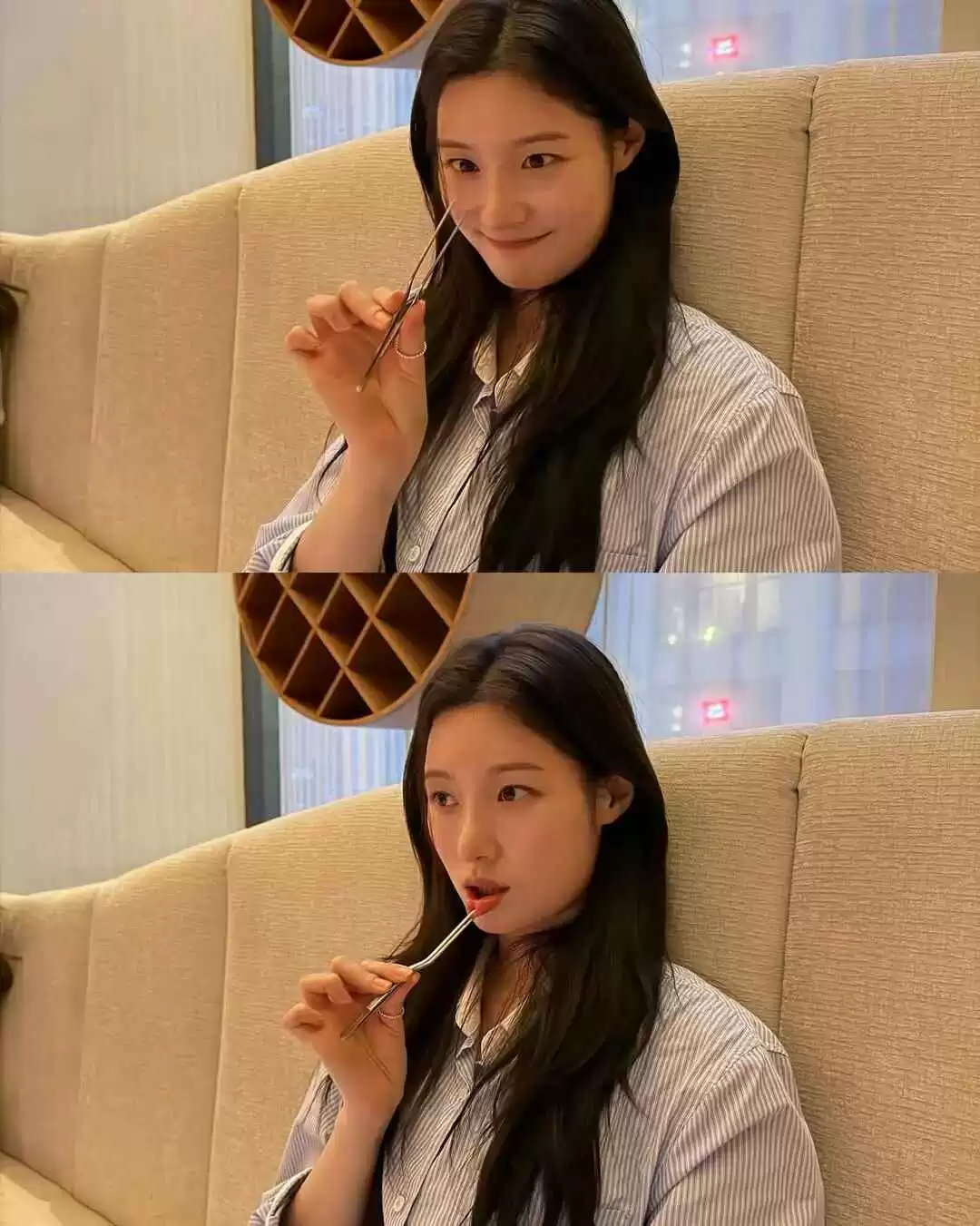 郑采妍的穿搭秘诀:自然明媚风格打造生命力的视觉盛宴