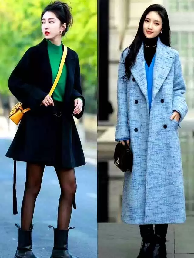 上海女生新年穿搭爆火!大衣+平头靴成春节标配,保暖又高级