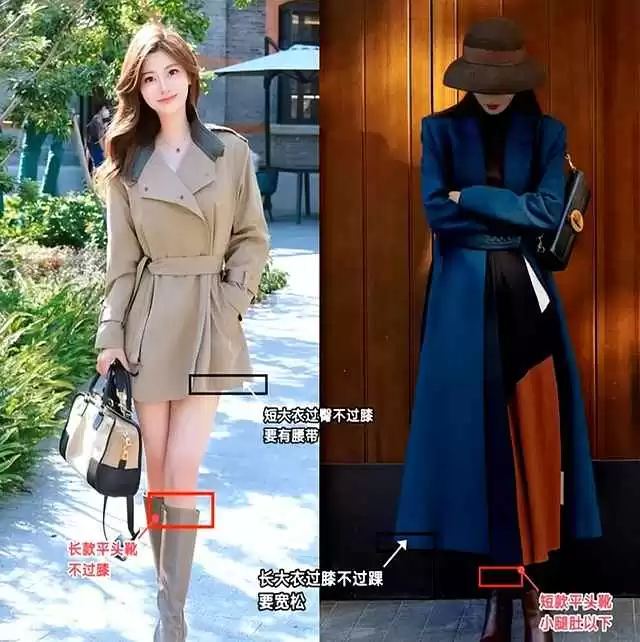 上海女生新年穿搭爆火!大衣+平头靴成春节标配,保暖又高级
