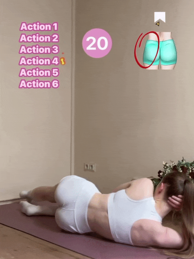 假胯宽穿衣烦恼?6个动作每天练,臀型变美不再难