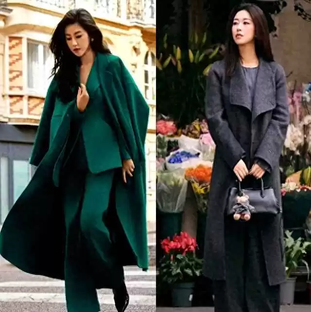 冬天穿衣搭配明星：朱珠的冬季打扮启示，大衣不配鲨鱼裤和休闲鞋更得体