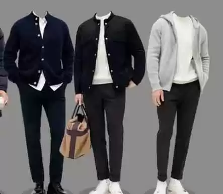 30岁男白领穿衣搭配 40+男人冬天穿黑白:不装嫩不油腻,出门舒服又体面的日常穿搭法