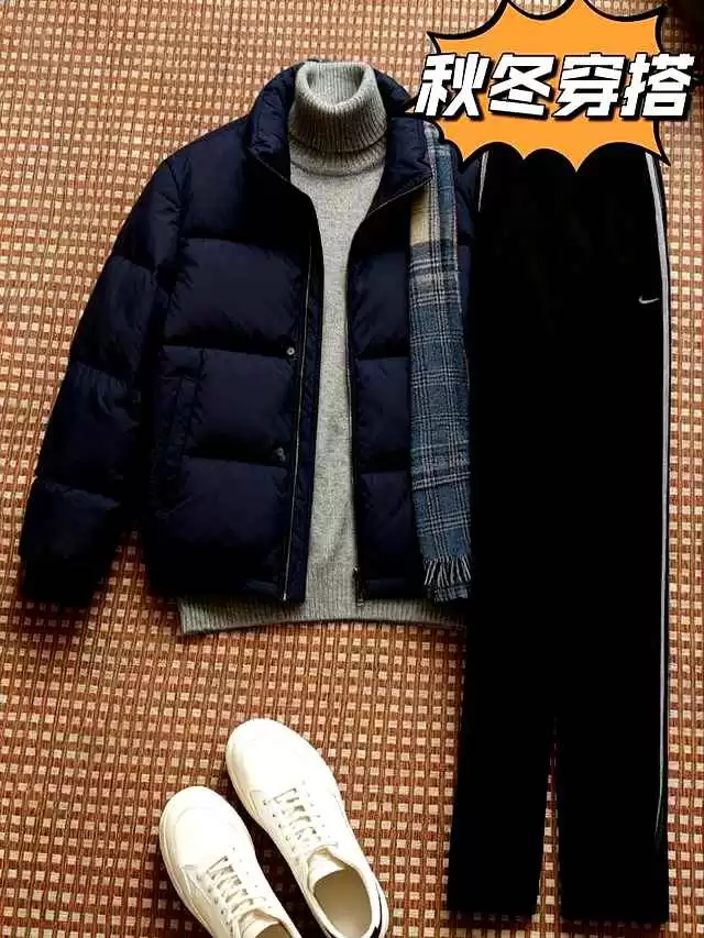 男胖子秋冬穿搭指南:10套高级感叠穿配色方案,照着穿秒变氛围型男