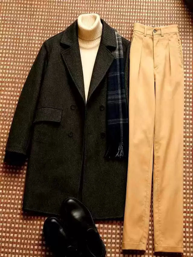 男胖子秋冬穿搭指南:10套高级感叠穿配色方案,照着穿秒变氛围型男
