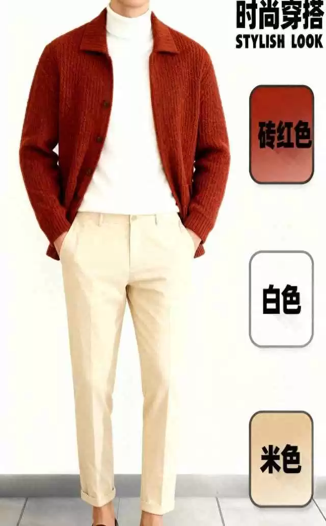 男装个性穿衣搭配 秋冬男装叠穿配色全指南：10套精准色调公式，质感拉满不踩雷