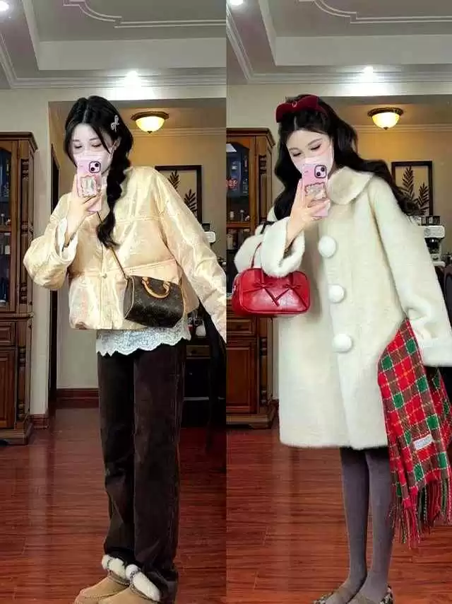 2025秋冬胖子穿搭秘籍:小个子微胖这样穿保暖不显胖