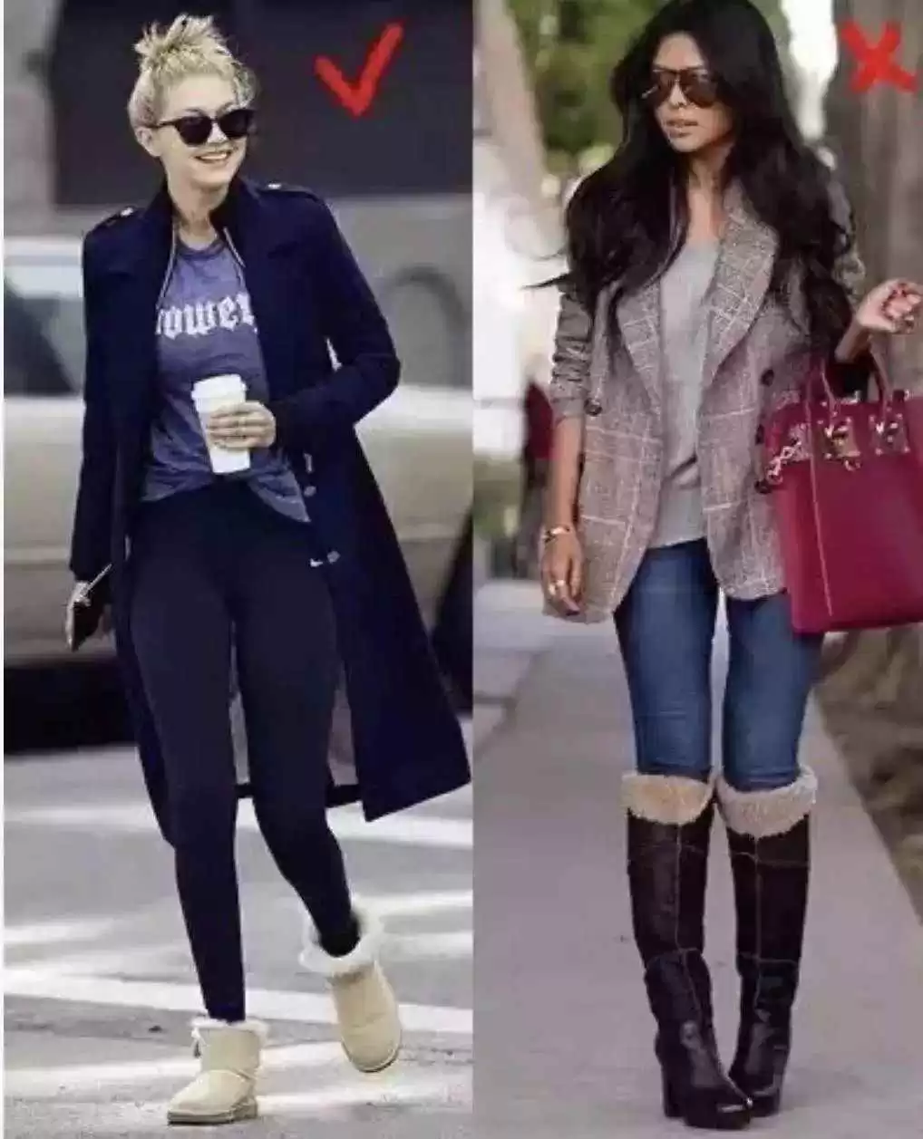 ugg怎么穿衣搭配 如何把UGG穿得时髦?5个小技巧+1个最新穿搭,保暖靓丽出街