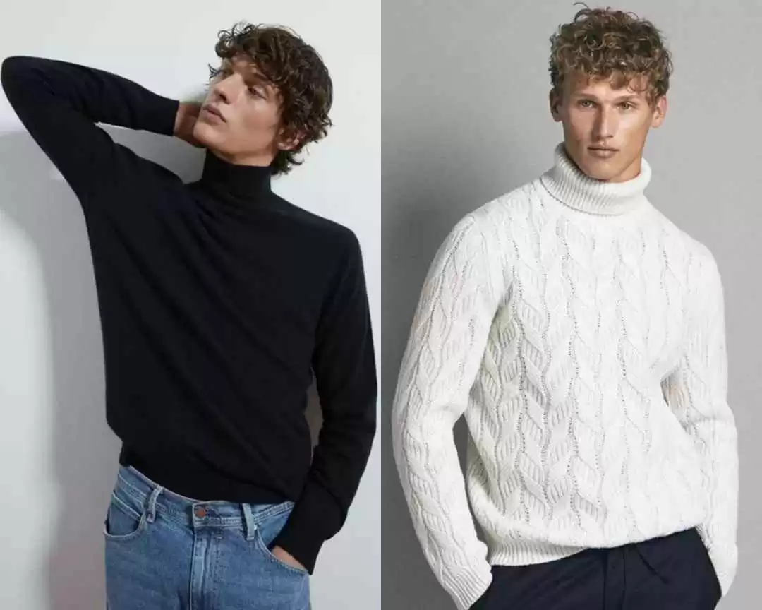 穿衣搭配男生高领 男人穿高领毛衣显得很娘?那是你对高领毛衣一无所知