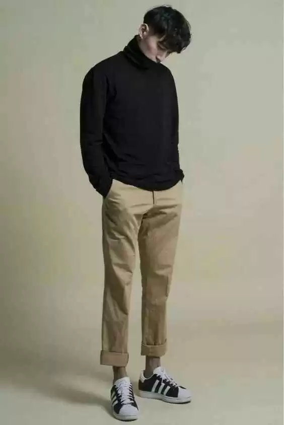 穿衣搭配男生高领 男人穿高领毛衣显得很娘?那是你对高领毛衣一无所知