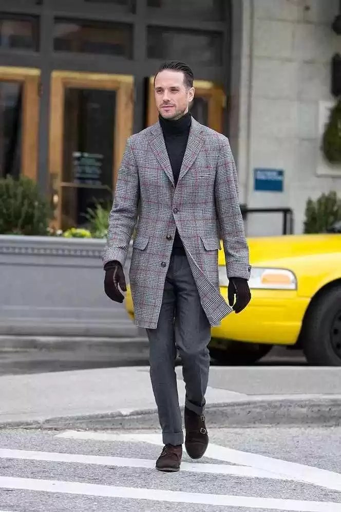 穿衣搭配男生高领 男人穿高领毛衣显得很娘?那是你对高领毛衣一无所知