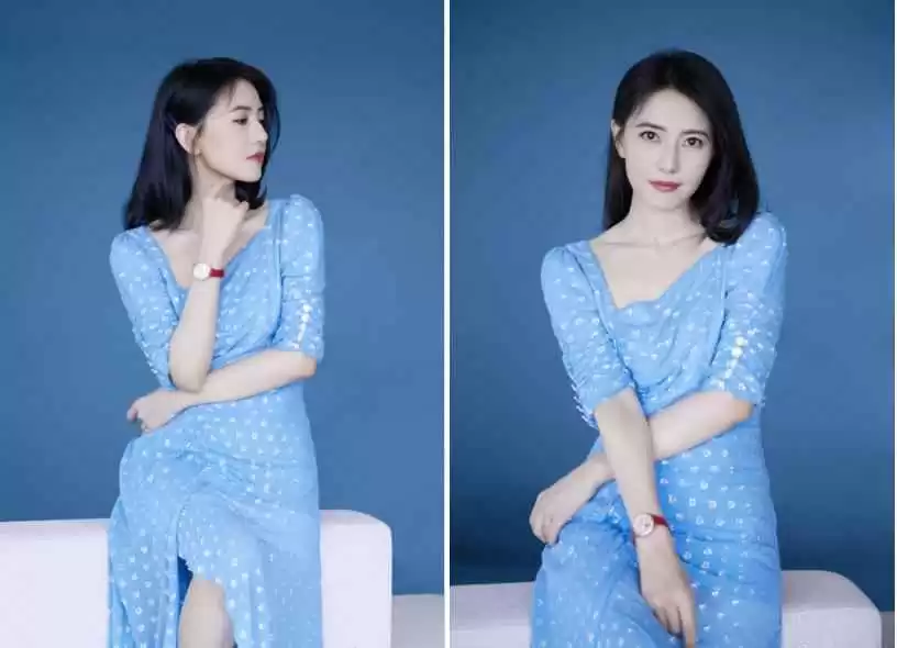 高圆圆穿搭教科书:灯笼袖上衣配缎面裙,轻松穿出女神气质