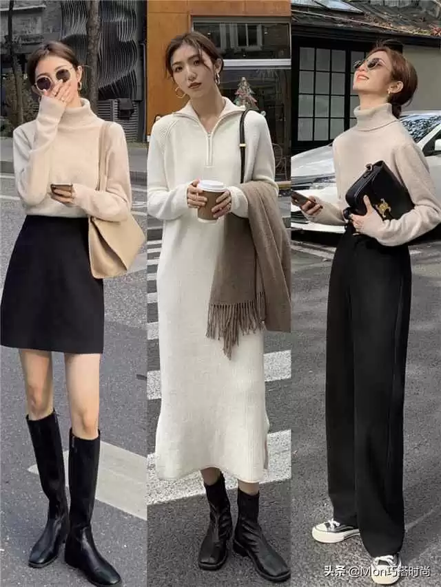 换季穿搭没头绪?快来get韩系小姐姐的9套毛衣搭配,时髦保暖又显瘦,美翻了!