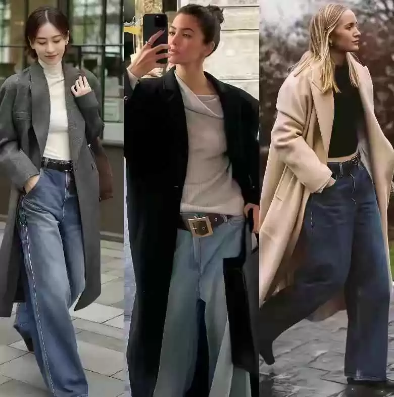 女生穿衣搭配群 被成都街拍惊艳了!“大衣+阔腿裤”搭配高级洋气,好看又保暖