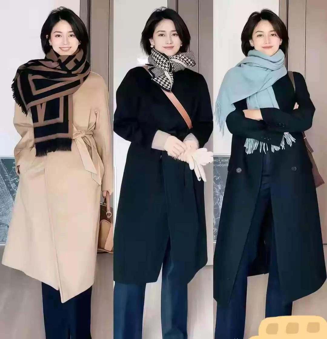 女生穿衣搭配群 被成都街拍惊艳了!“大衣+阔腿裤”搭配高级洋气,好看又保暖