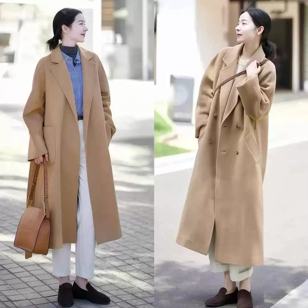 女生穿衣搭配群 被成都街拍惊艳了!“大衣+阔腿裤”搭配高级洋气,好看又保暖