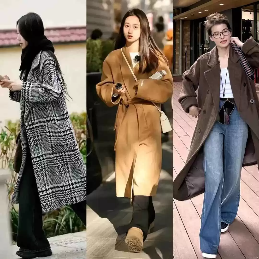 女生穿衣搭配群 被成都街拍惊艳了!“大衣+阔腿裤”搭配高级洋气,好看又保暖