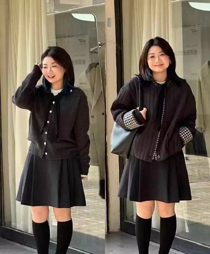 1米5微胖女生穿搭全攻略:155cm女孩必学的3个显高秘诀,第二个绝了!