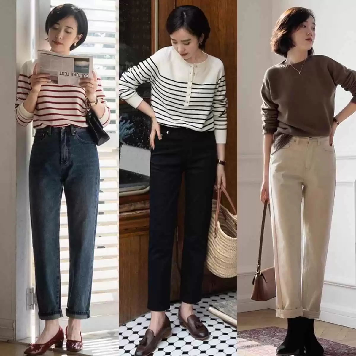 穿衣搭配显得腿长 “九分裤”才是小个子显腿长神器,搭配这些上衣,鞋子,时髦显高