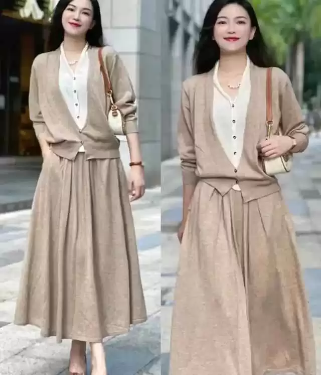 中年女性秋季叠穿秘籍:3种搭配与4个技巧,保暖时髦一步到位