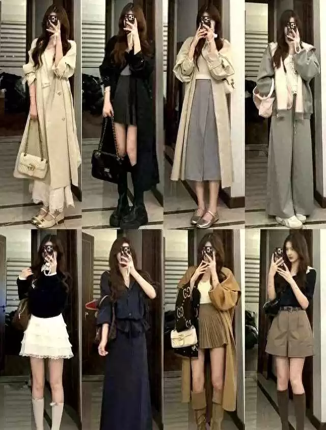 秋冬甜美少女感穿搭指南:32套甜系OOTD打造温柔俏皮风 甜酷风穿搭示例