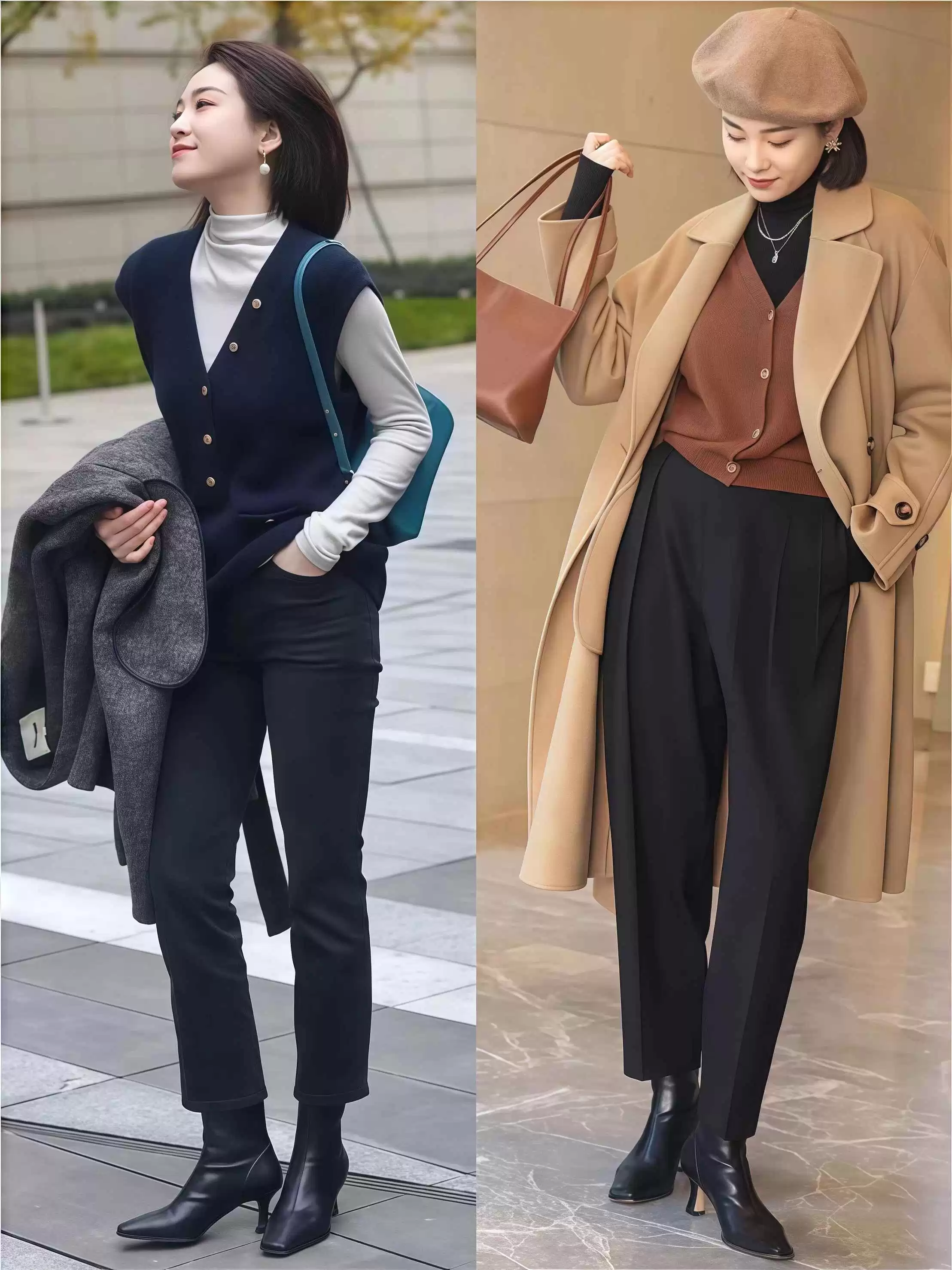 平头靴穿搭图片大全:今年流行款式与搭配技巧全解析