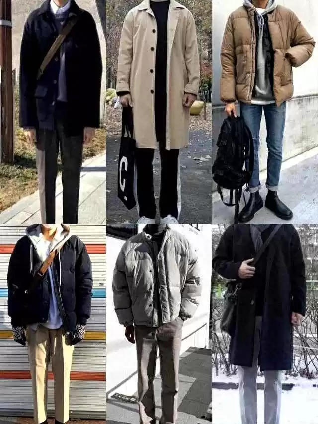 男生穿衣搭配经典 男生秋冬日常穿搭：10套直接抄模板，上班逛街都能穿，快收藏起来