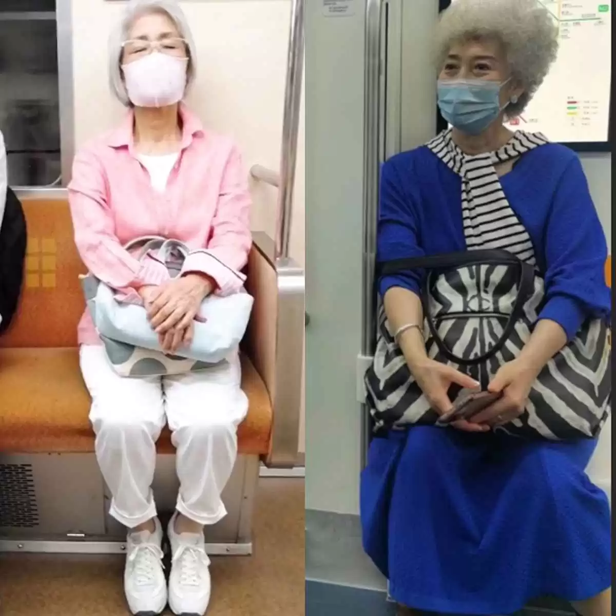 男不会穿衣搭配?看上海地铁奶奶“会穿搭”与“不会穿搭”的惊人对比,秒懂差别!