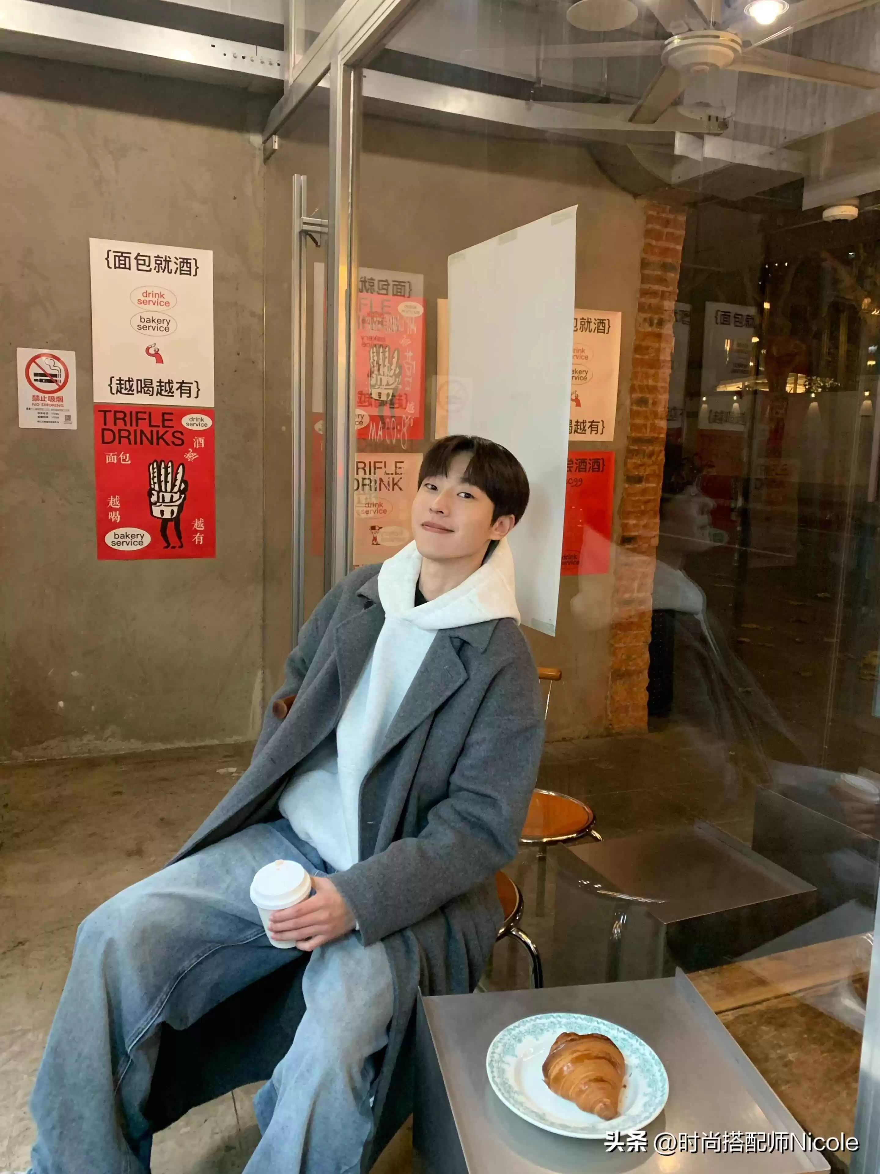 日韩休闲男穿搭指南:上海青岛韩国男人的黑白灰造型,韩剧感爆棚!