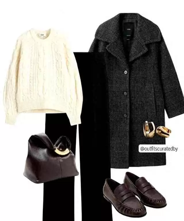 胸大腰粗怎么穿？深秋6套遮肉搭配，温暖显瘦不踩雷！