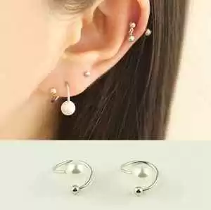 耳环搭配全攻略:多耳洞银耳饰私藏搭配,一次看个爽!