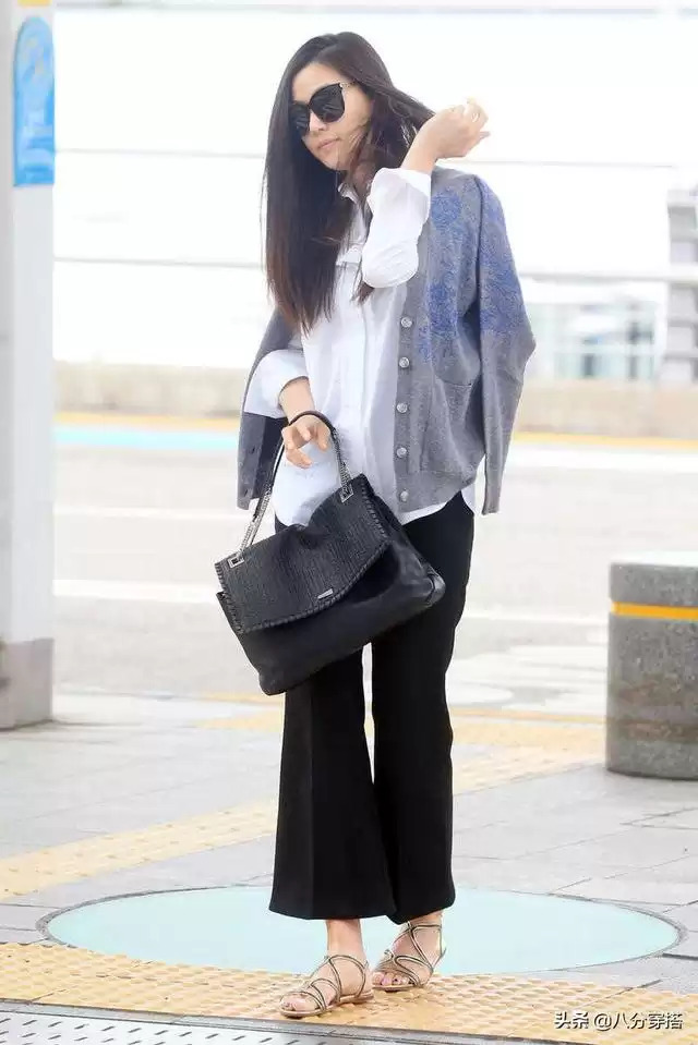 黑色西裤上衣搭配全攻略